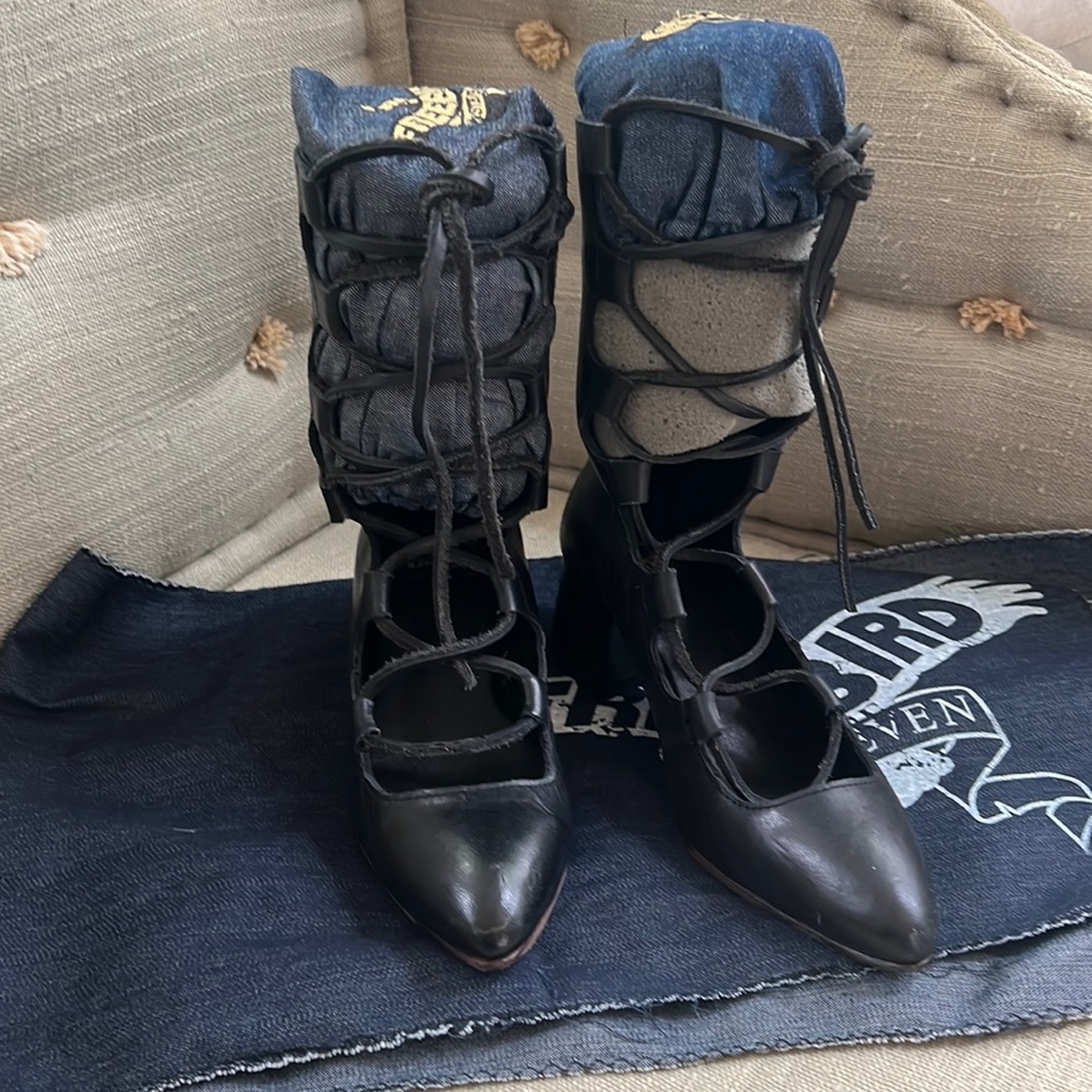 Freebird by Steven Dia, black size 7.  Never been worn.